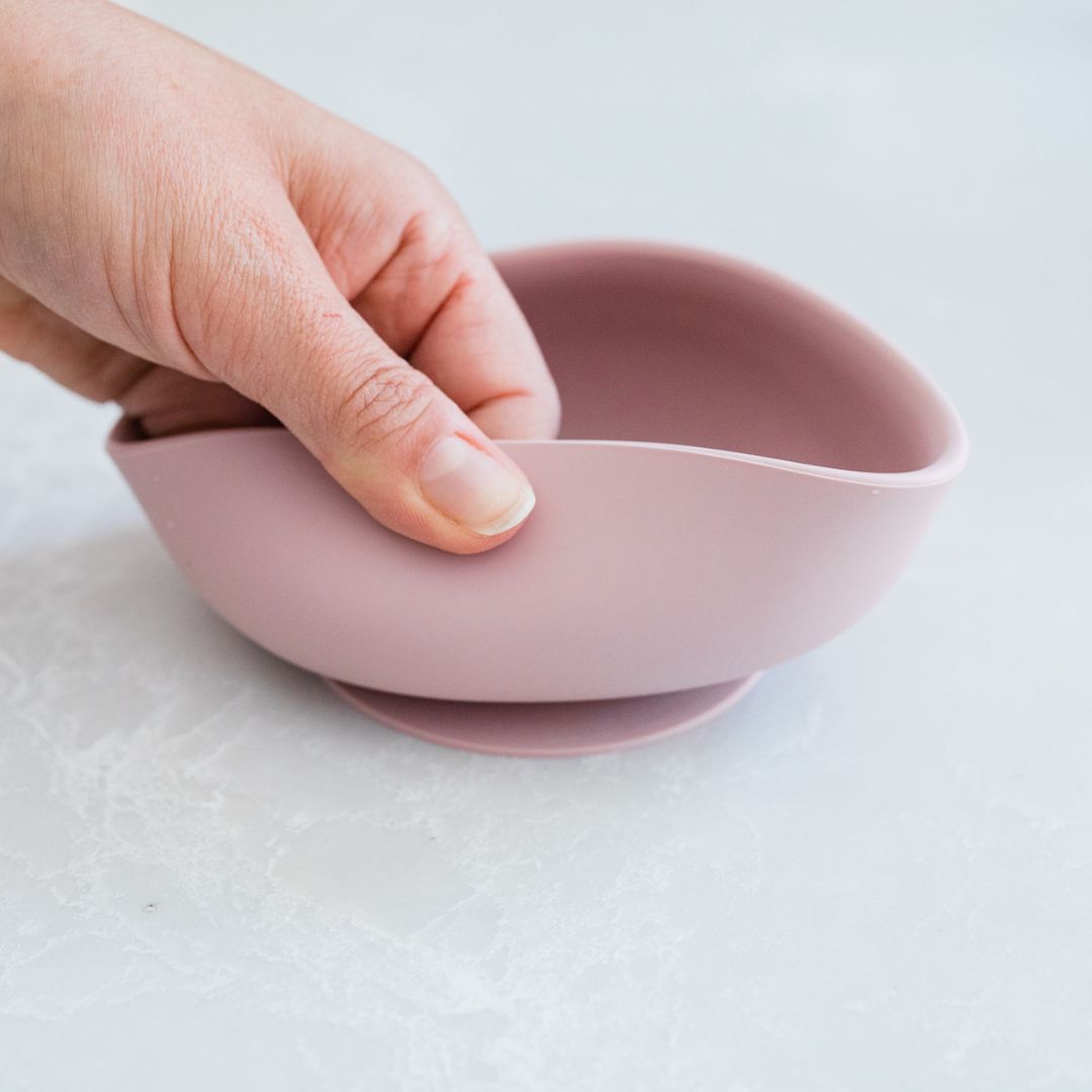 Silicone Suction Bowl with Fork and Spoon